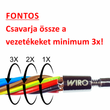 Kábelbehúzó Szett NKP4505 (5 méter, 4,5 mm)