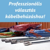 II. generációs behúzó szettek 10 m - 30 m-ig és kiegészítők